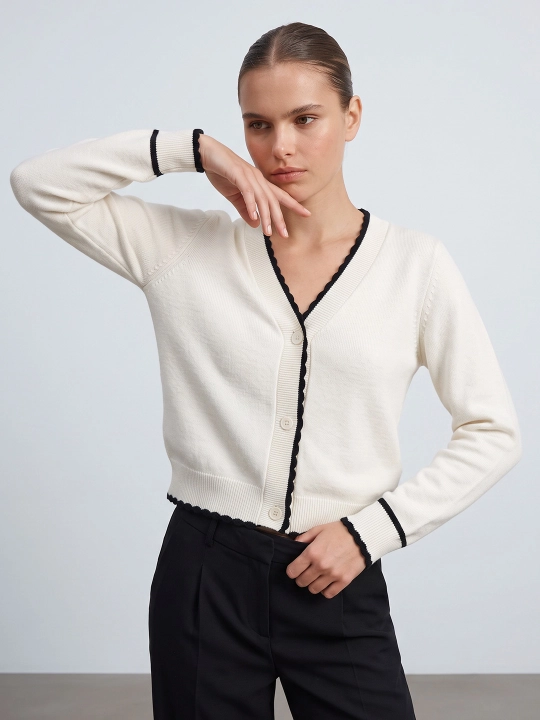 TERRA PRO Kardigan ayollar uchun, qishki ayollar kardigan, ayollar koftasi AW25WKN-92134-E