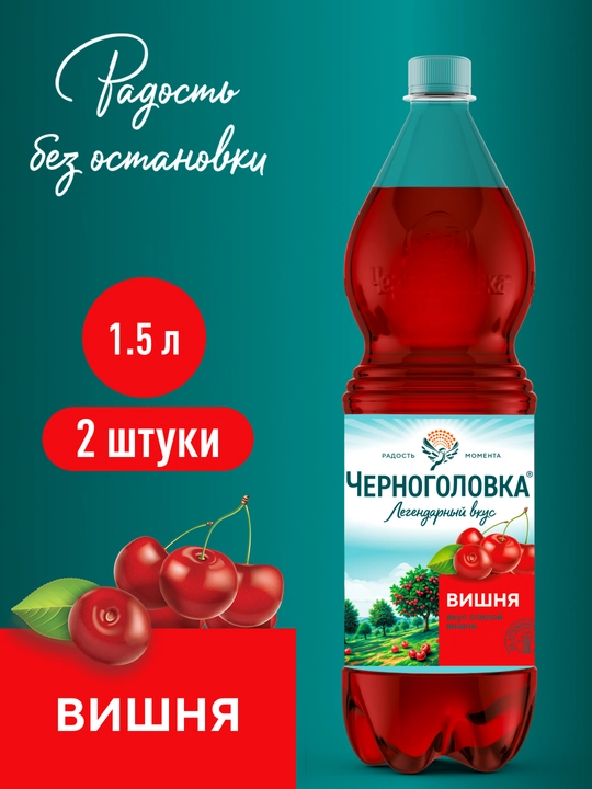 Chernogolovka Olcha limonadi, 1,5 l, 2 dona - 