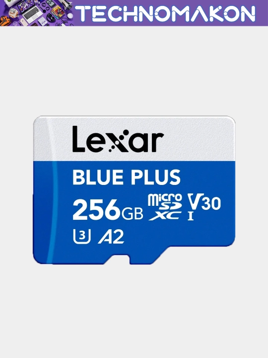 Карта памяти Lexar Blue Plus, 32 GB- 2 ТБ, 170 Mb/s, Micro SD, A2, V30, 4K