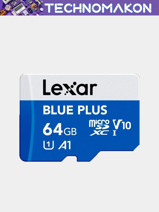Карта памяти Lexar Blue Plus, 32 GB- 2 ТБ, 170 Mb/s, Micro SD, A2, V30, 4K