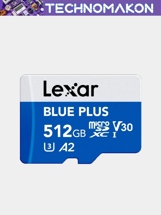 Карта памяти Lexar Blue Plus, 32 GB- 2 ТБ, 170 Mb/s, Micro SD, A2, V30, 4K
