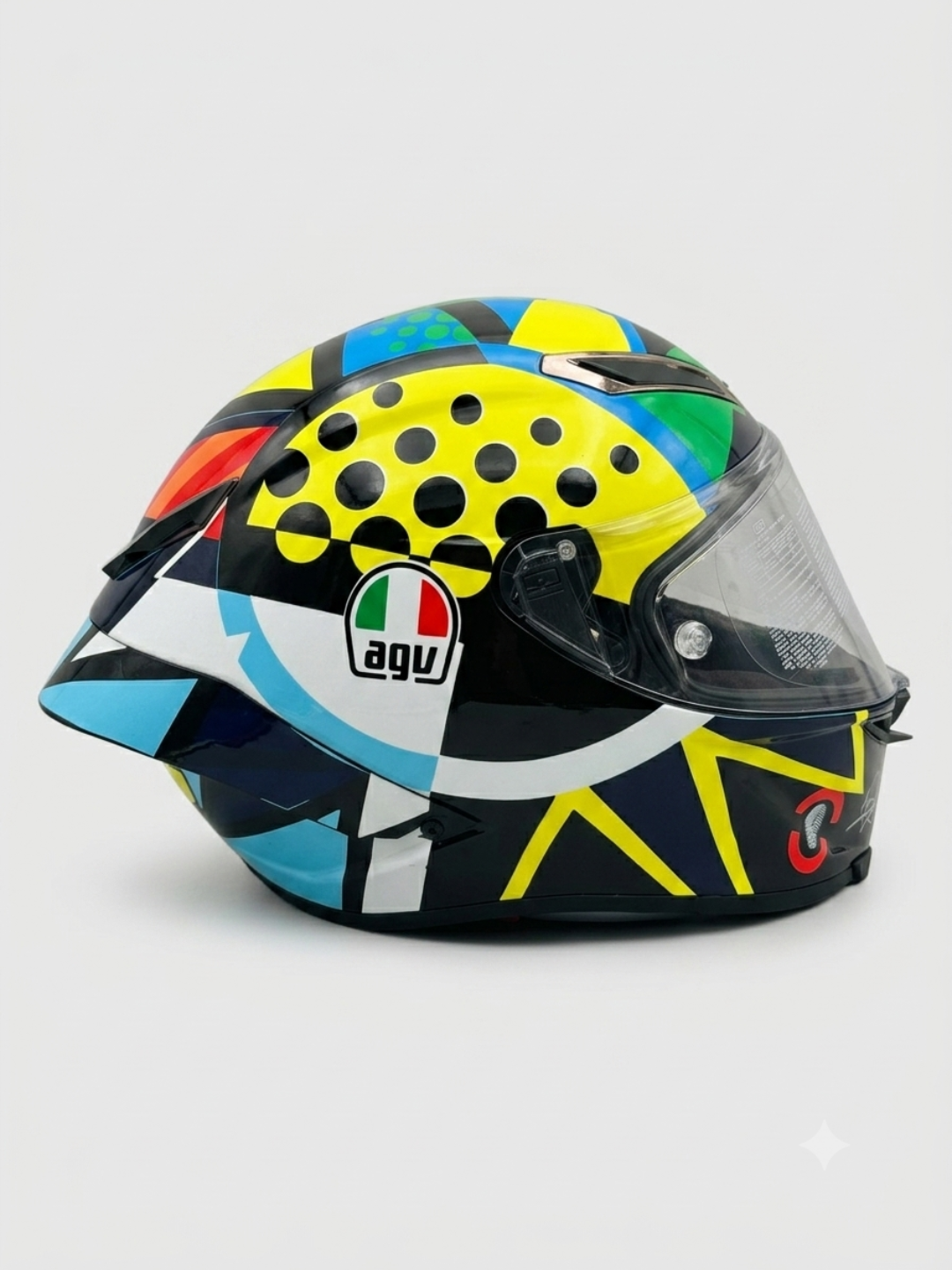 Sport motoshlem Full Face, yuqori sifatli, AGV uslubida