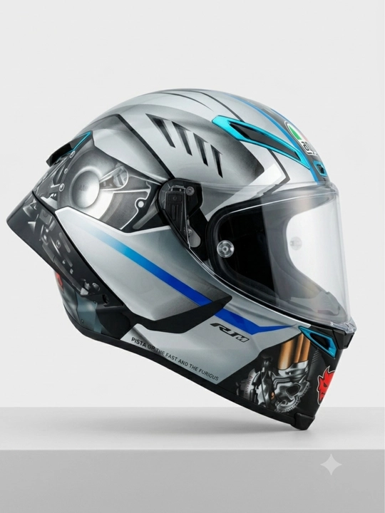 Sport motoshlem Full Face, yuqori sifatli, AGV uslubida