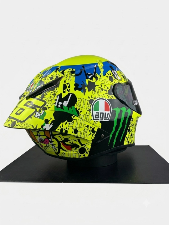 Sport motoshlem Full Face, yuqori sifatli, AGV uslubida