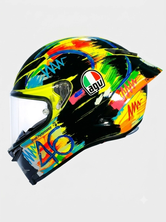 Sport motoshlem Full Face, yuqori sifatli, AGV uslubida