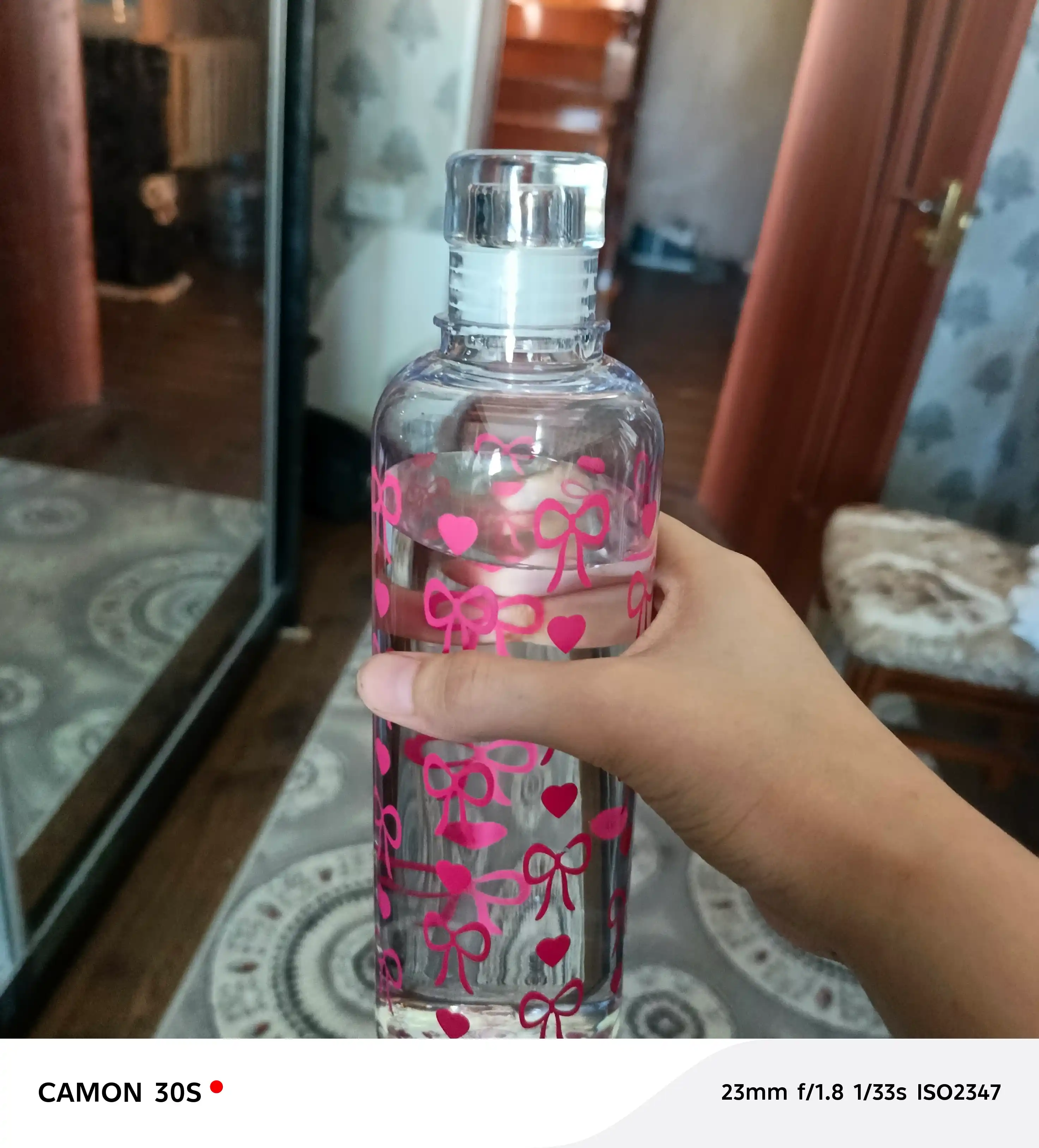 Suv idish,Pinteress, sport va kundalik foydalanish uchun , 500 ml , Prinsessa qizlar uchun