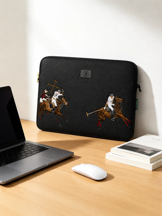 Чехол сумка Polo для ноутбука и лаптопа, 35×26 см, черный