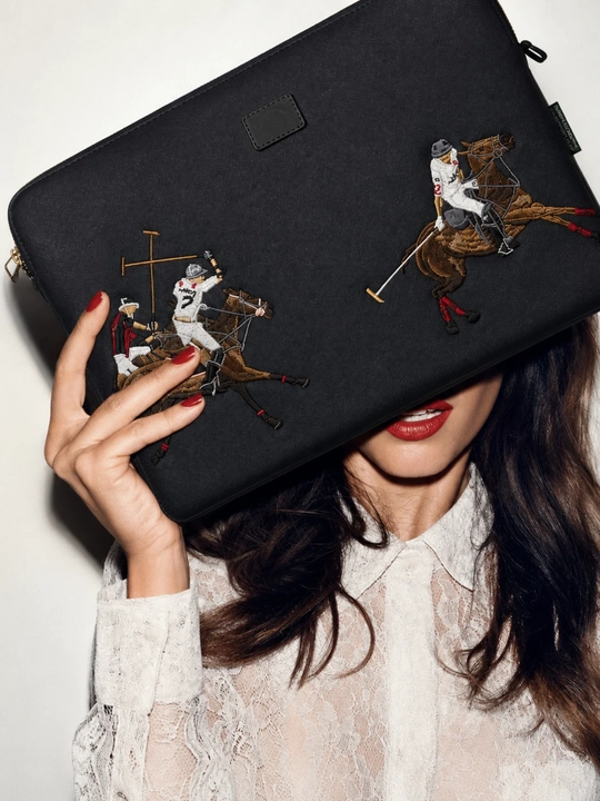 Чехол сумка Polo для ноутбука и лаптопа, 35×26 см, черный