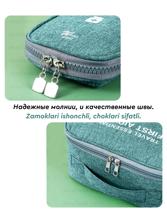 First Aid Kit Aptechka, yo'l uy uchun, dorilar uchun organayzer