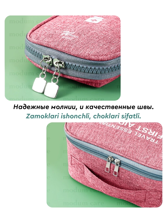 First Aid Kit Aptechka, yo'l uy uchun, dorilar uchun organayzer
