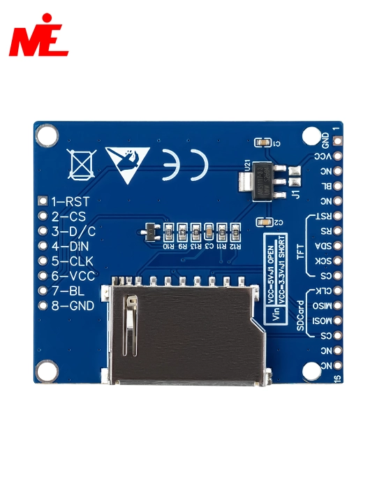 TFT LCD дисплей 1.8 дюйма 128×160 SPI, модуль ILI9163/ST7735