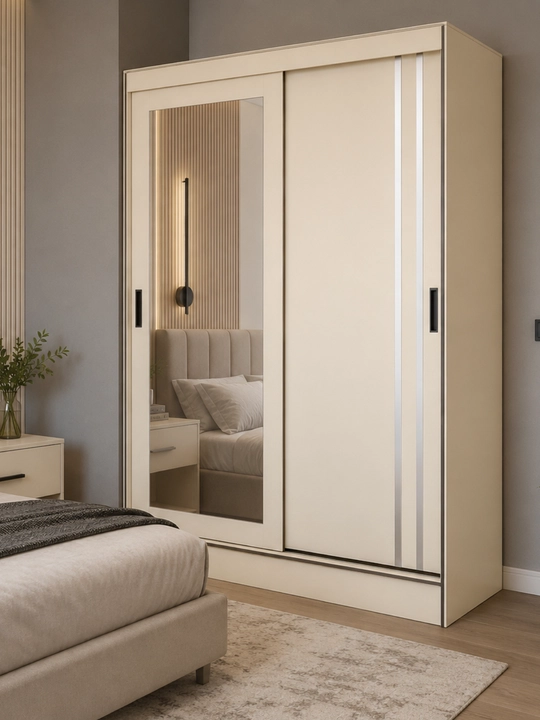 2 eshikli kupe shkaf oynali 120x200 kupe shkaf Oynali kupe shkaf Minimalist kupe shkaf - 