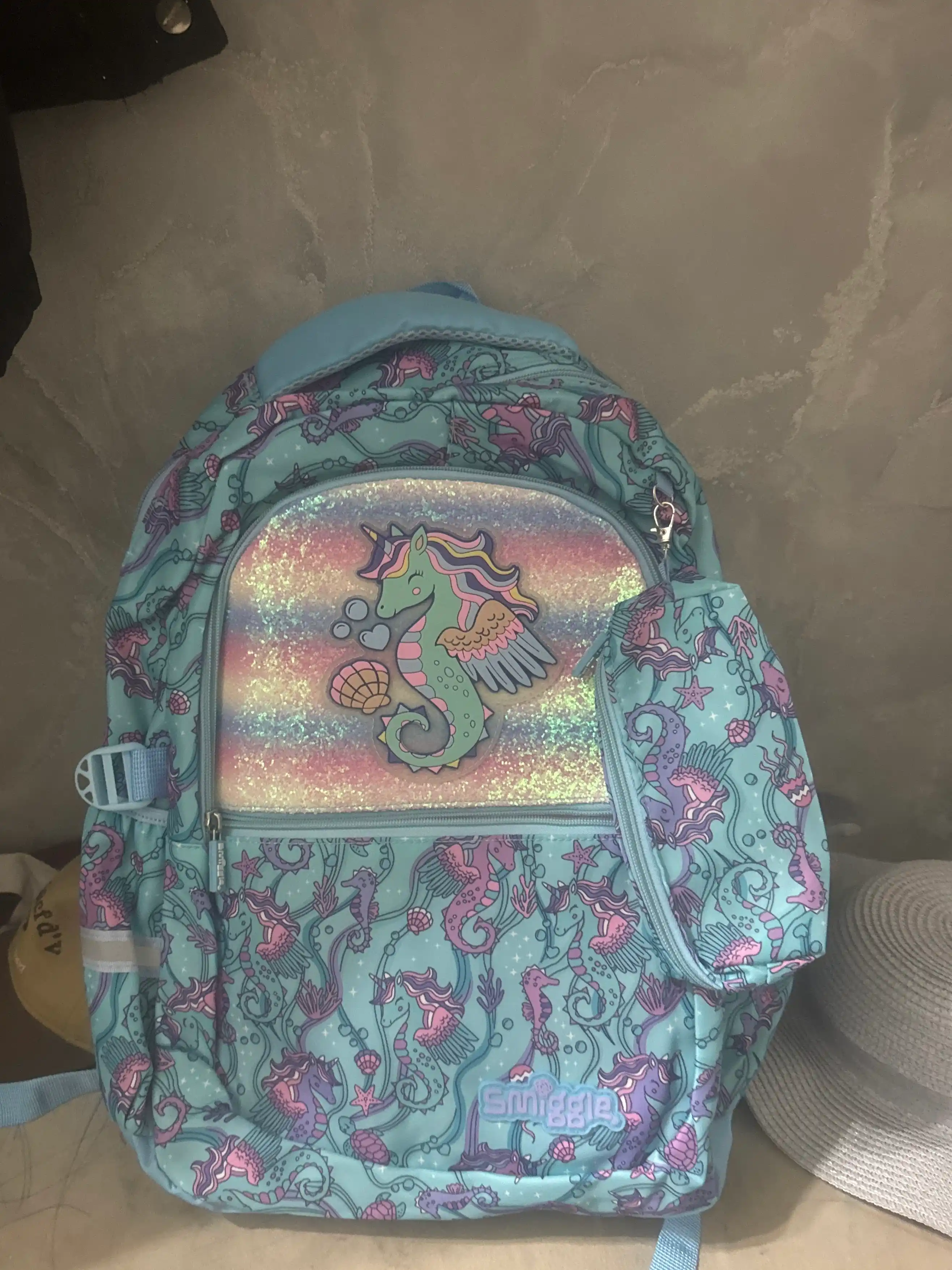 Smiggle maktab ryukzagi, ortopedik, qalamdonli, qizlar uchun, 1–4,-5-6-sinflar uchun