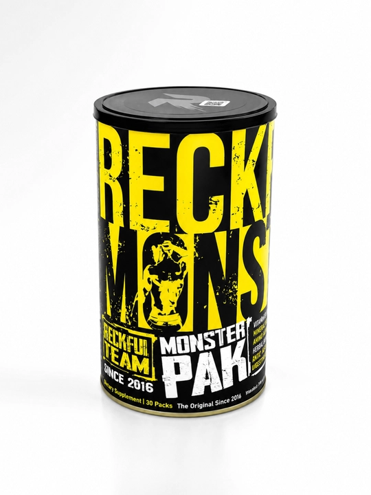 Reckful Monster PAK 30 packs - витамины для спорта в пакете 10 таблеток