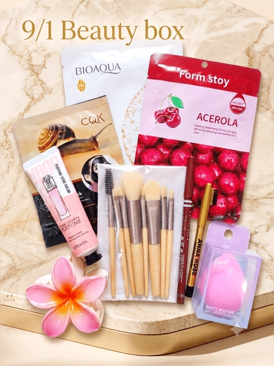 Ayollar uchun kosmetika sovg'a to'plami 9/1 stakanda, qizlar uchun sovga, beauty box - 