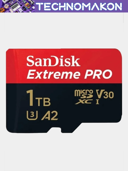 Карта памяти Sandisk Extreme Pro, 64 GB- 1 ТБ, 200 Mb/s, Micro SD, A2, V30, 4K