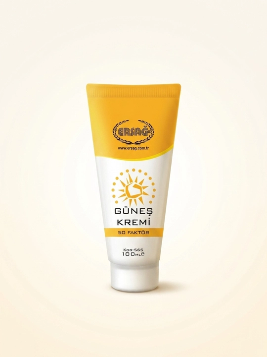 Quyoshdan himoya qiluvchi krem ERSAG SPF 50+++ tabiiy parvarish, kundalik himoya