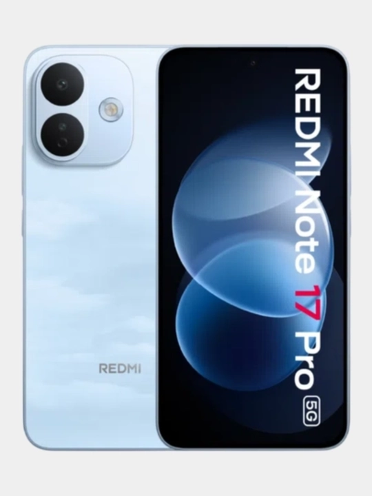Смартфон Redmi Note 17 Pro 5G, AMOLED-дисплей 3500 нит, 120Гц, 8340мАч, 67 Вт, гарантия 1 год