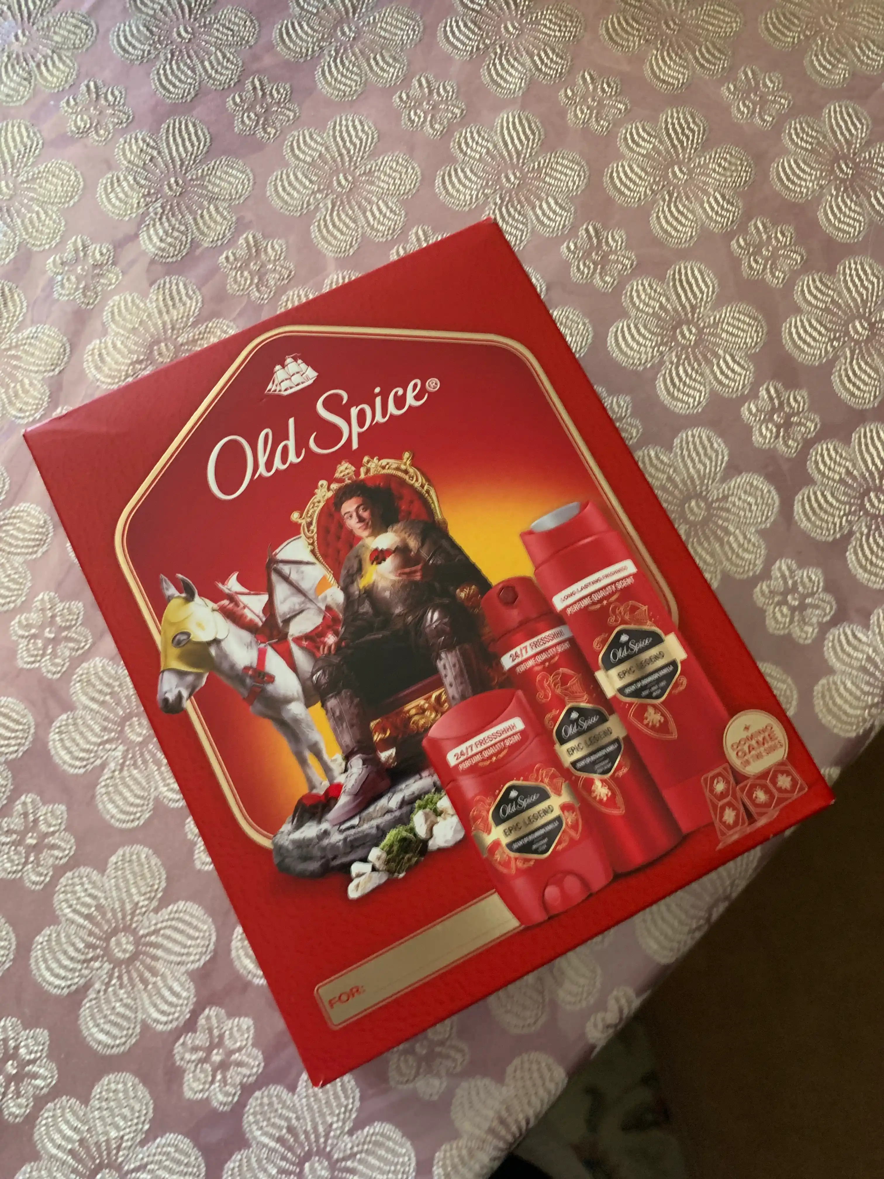 Подарочный набор Old Spice Epic Legend дезодорант стик 50мл + спрей 150мл + гель для души 250мл