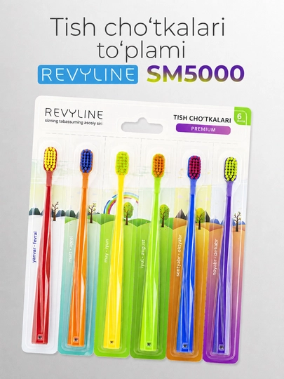 Зубная щетка Revyline SM 6000 Smart, мягкая, для чистки зубов и десен