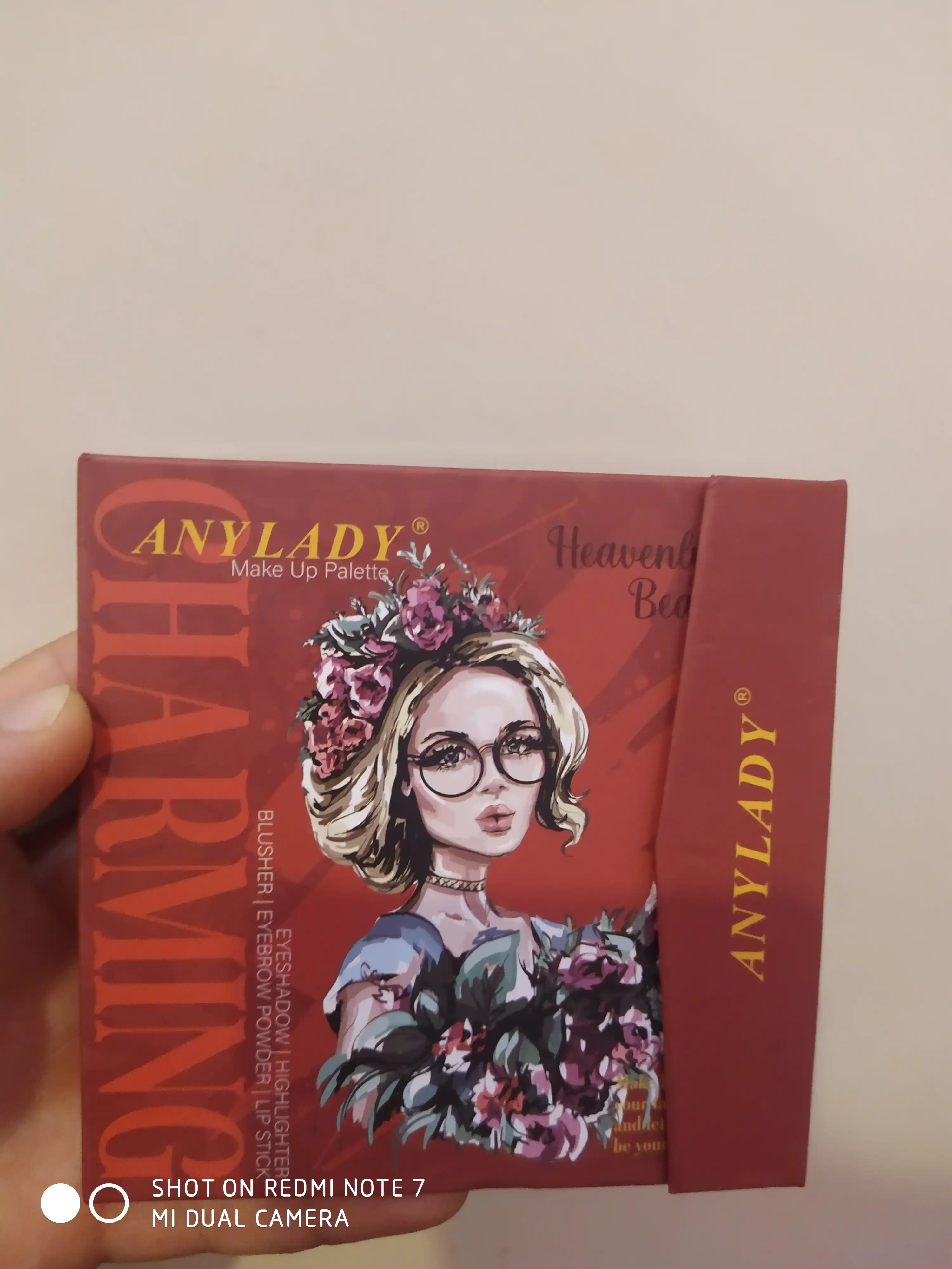 Тени для век в форме книги, с кисточкой, румянa, контуринг, помада