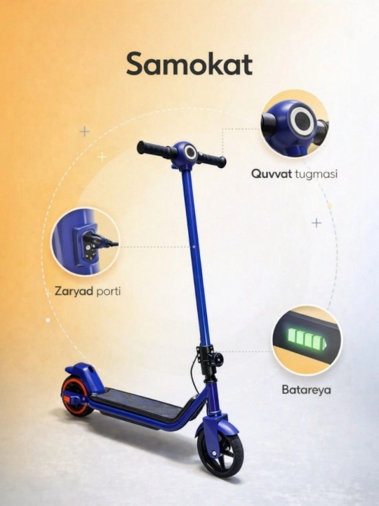 Elektron samokatlar bolalar uchun - 