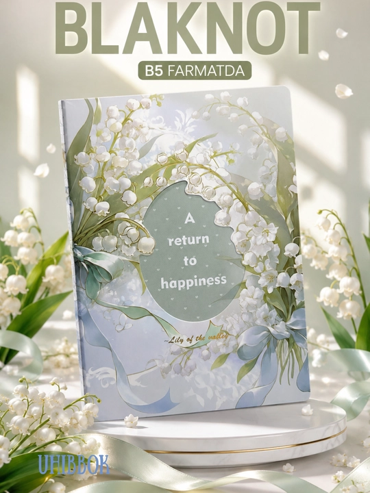 Bloknot A5 formatida, qaydlar uchun yon daftar, estetik daftar, 38-50 varoq - 