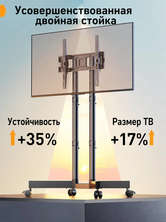 Кронштейны для телевизора 32" до 75", кронштейн для телевизора и монитора