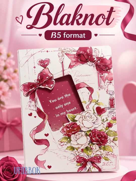 Bloknot A5 formatida, qaydlar uchun yon daftar, estetik daftar, 38-50 varoq - 