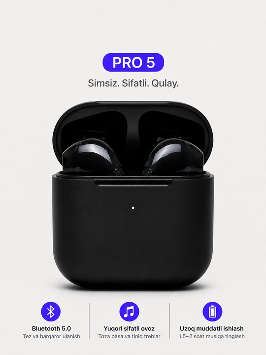 Simsiz quloqliklari Pro 5 - 