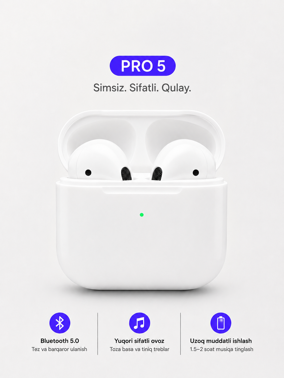 Simsiz quloqliklari Pro 5 - 