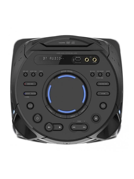 Sony MHC-V43D audio tizimi, karaoke va uy kinoteatri karnaylari, yorug‘lik, Bluetooth