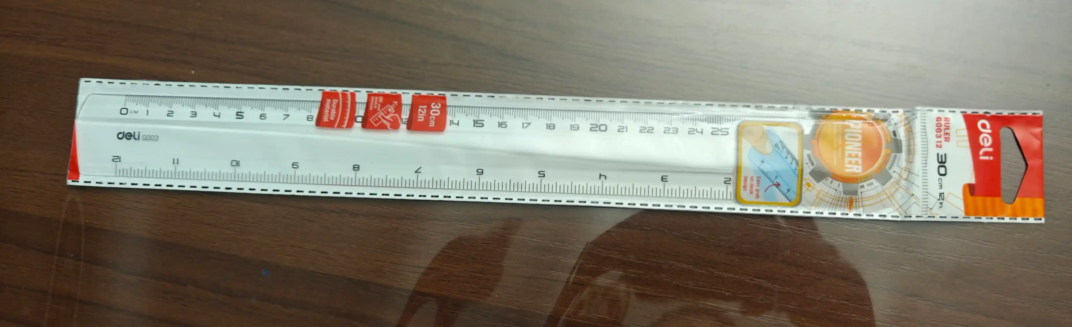 Линейка Deli EG00312, 30 см