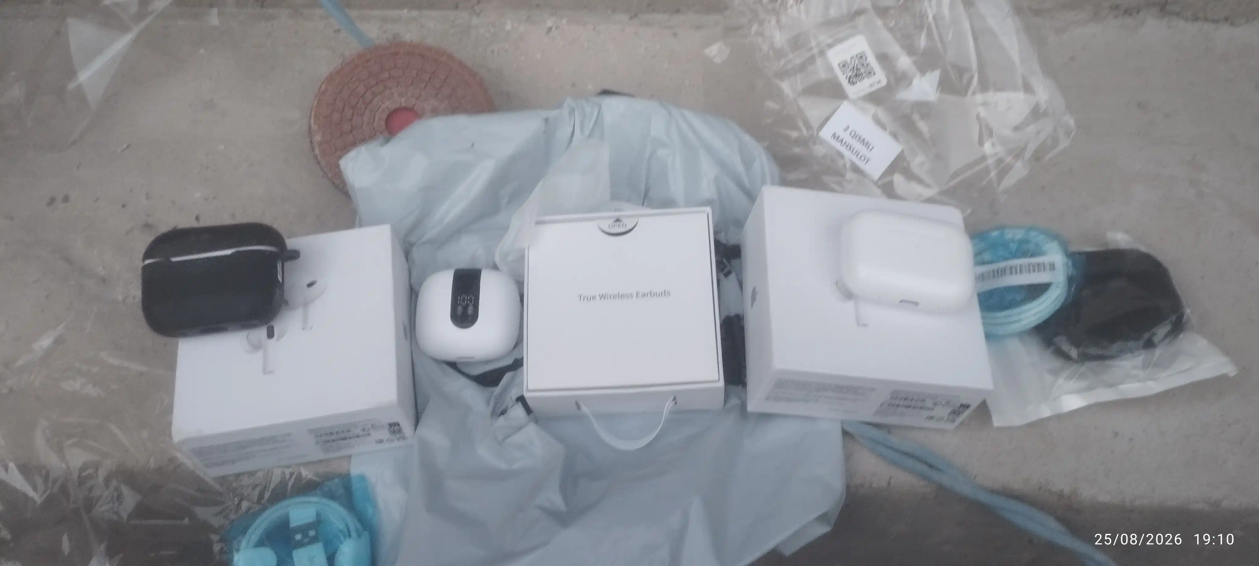 Simsiz quloqchinlar mikrofon bilan, naushnik sensorli shovqinni bekor qiluvchi, Bluetooth