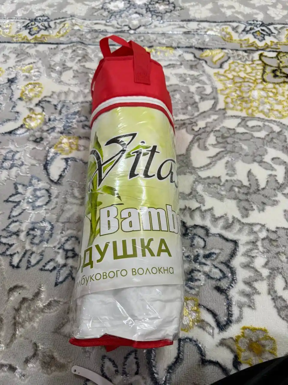 Подушка из бамбукового волокна — легкая, мягкая, гипоаллергенная • 50×70 см