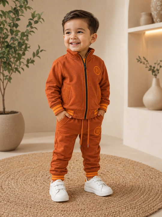 Спортивная одежда для мальчика 1–4 лет, тёплый костюм двойка, куртка и брюки