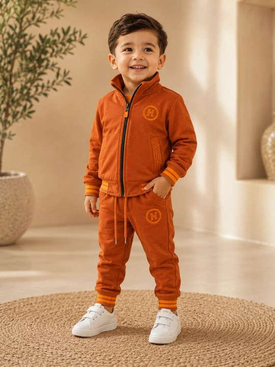 Спортивная одежда для мальчика 1–4 лет, тёплый костюм двойка, куртка и брюки