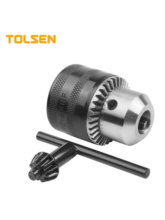 Патрон сверлильный ключевой, 1/2" x 20UNF, 1.5-13 мм, с ключом TOLSEN 79161