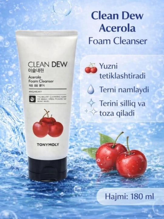 Ko'pik yuz yuvish uchun, 180 ml - 