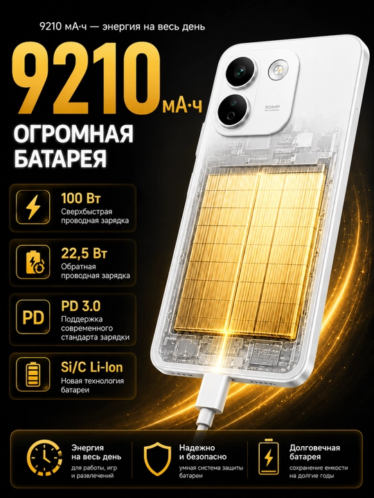 Смартфон Xiaomi Redmi note 17 Pro Max 12/512GB, 120 Гц AMOLED, 50 МП камера
