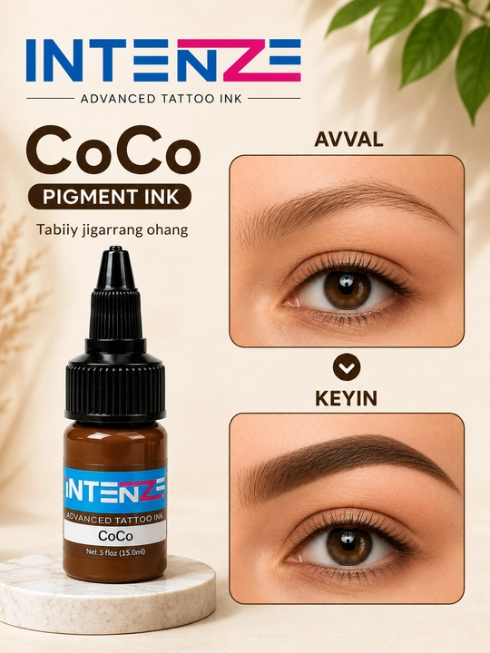 Пигмент для перманентного макияжа бровей Coco,15ml - 
