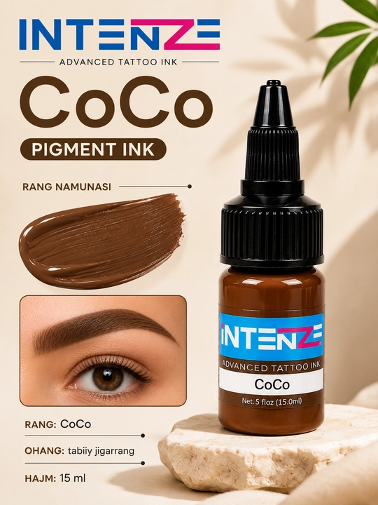 Qoshlar uchun permanent makiyaj pigmenti Coco ,15ml