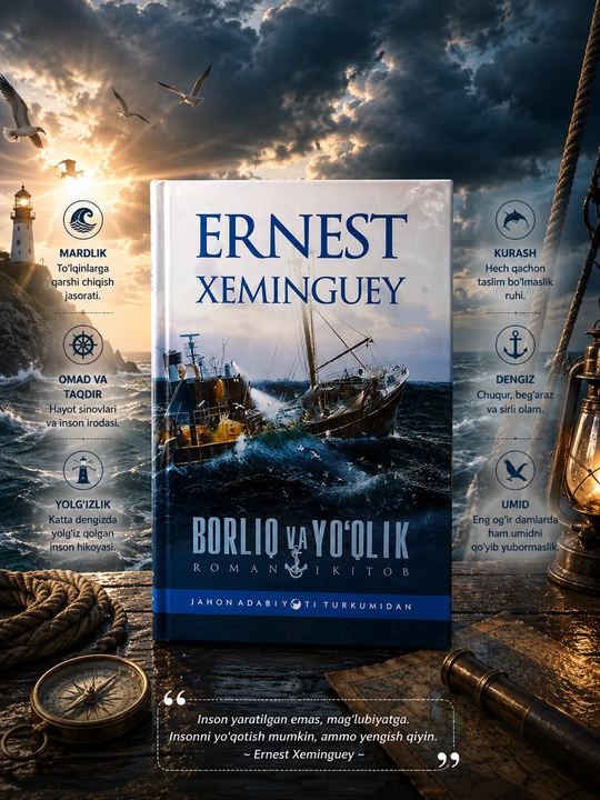 Ernest Xeminguey, Borliq va yo'qlik, roman, 1 kitob