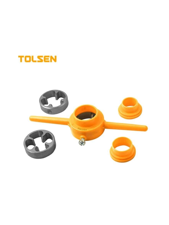 Набор плашек с плашкодержателем для ПВХ TOLSEN 33008