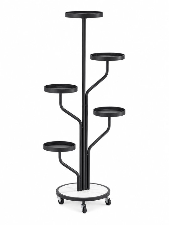 Подставка для цветов на колесиках, стеллаж и стойка на 8 горшков