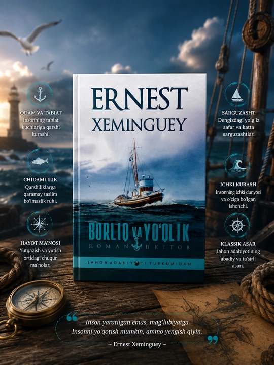 Ernest Xeminguey, Borliq va yo'qlik, roman 2 chi kitob - 
