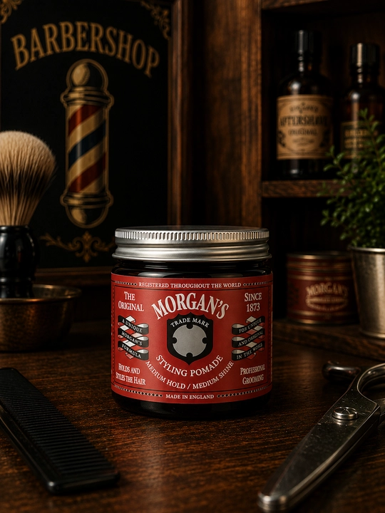O‘rtacha ushlovchi soch pomadasi Morgan's Styling Pomade Medium Hold / Medium Shine