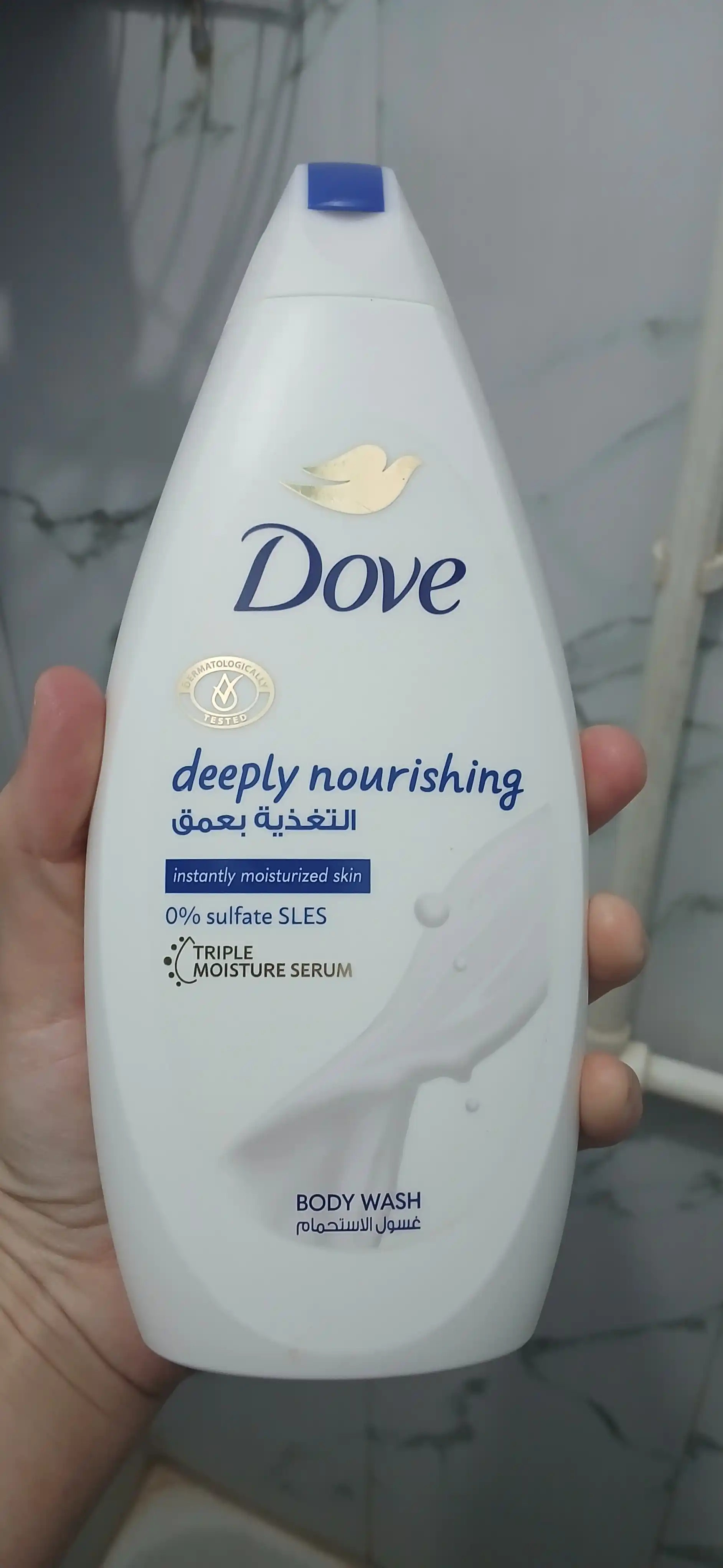 DOVE гель для душа  DEEPLY NOURISHING, 500 мл