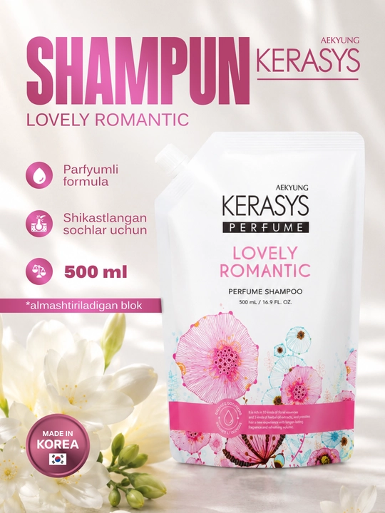 Kerasys Perfume normal va shikastlangan sochlar uchun parfyumlangan shampun