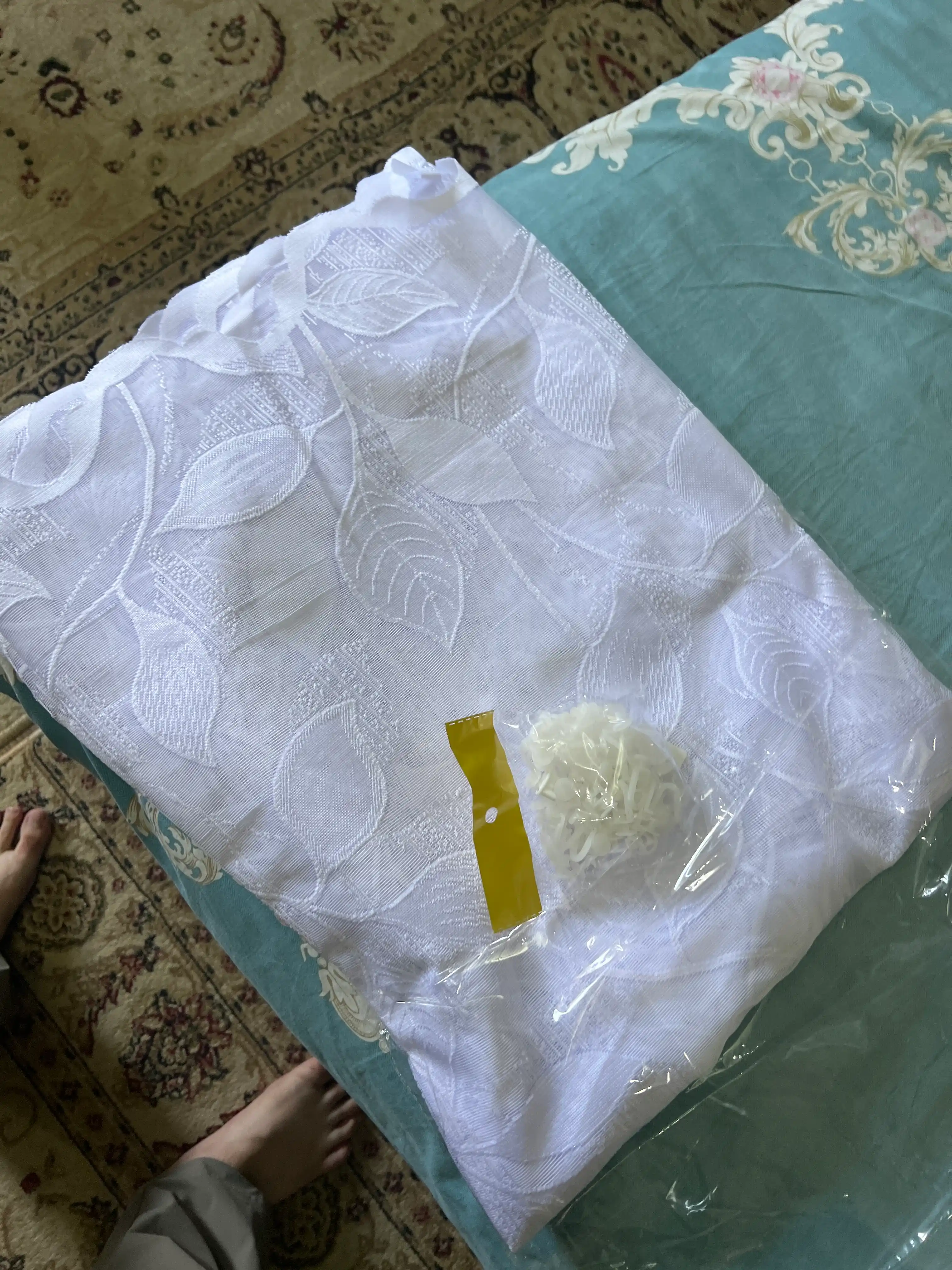 Tayyor to'rli tyul parda Turkiya, 3x2 m, Eron lentasi  bonusga